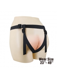 Черные трусики харнесс с платформой Caludio I - Baile - купить с доставкой в Волгодонске