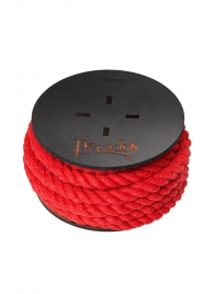 Красная веревка для шибари на катушке - 5 м. - Pecado - купить с доставкой в Волгодонске