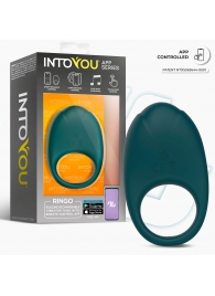 Зеленое интерактивное виброкольцо Ringo - Intoyou - в Волгодонске купить с доставкой