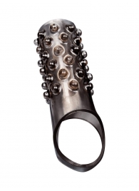 Дымчатая насадка на пенис с выпуклостями - 12 см. - Sex Expert - в Волгодонске купить с доставкой