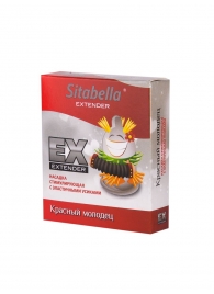 Стимулирующая насадка Sitabella Extender  Красный молодец - Sitabella - купить с доставкой в Волгодонске