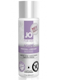 Лубрикант на водной основе для женщин JO AGAPE LUBRICANT ORIGINAL - 60 мл. - System JO - купить с доставкой в Волгодонске