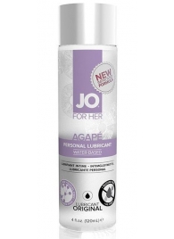 Женский лубрикант на водной основе JO AGAPE LUBRICANT ORIGINAL - 120 мл. - System JO - купить с доставкой в Волгодонске