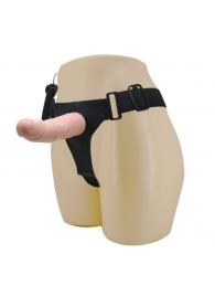 Реалистичный страпон-фаллоимитатор на трусиках Ultra Passionate Harness - 15 см. - Baile - купить с доставкой в Волгодонске