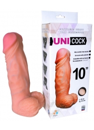 Фаллическая насадка Харнесс UNICOCK 10  - 25 см. - LOVETOY (А-Полимер) - купить с доставкой в Волгодонске