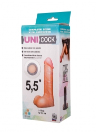 Фаллическая насадка Харнесс UNICOCK 5,5  - 17 см. - LOVETOY (А-Полимер) - купить с доставкой в Волгодонске