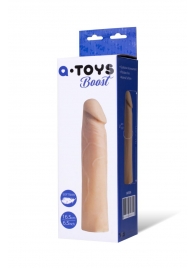 Реалистичная насадка с ярко выраженной головкой - 16,5 см. - A-toys - в Волгодонске купить с доставкой