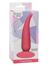 Розовая анальная пробка P-spot Teazer Pink - 12,2 см. - Lola Games - в Волгодонске купить с доставкой