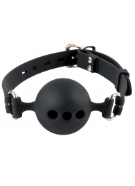 Силиконовый кляп-шар с отверстиями для дыхания Silicone Breathable Ball Gag Small - Pipedream - купить с доставкой в Волгодонске