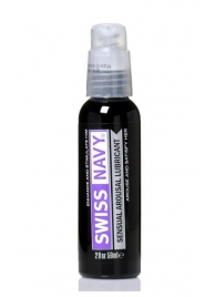 Возбуждающий гель-лубрикант на водной основе Sensual Arousal Lubricant - 59 мл. - Swiss navy - купить с доставкой в Волгодонске