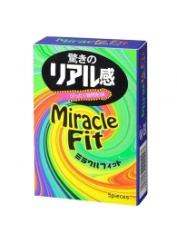 Презервативы Sagami Xtreme Miracle Fit - 5 шт. - Sagami - купить с доставкой в Волгодонске
