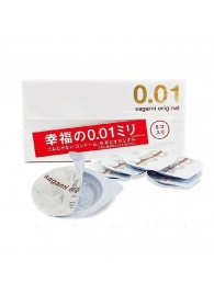 Супер тонкие презервативы Sagami Original 0.01 - 5 шт. - Sagami - купить с доставкой в Волгодонске