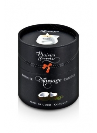 Массажная свеча с ароматом кокоса Bougie de Massage Gourmande Coco - 80 мл. - Plaisir Secret - купить с доставкой в Волгодонске