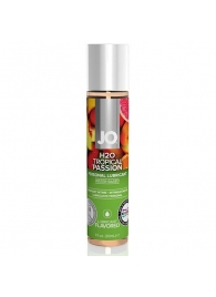 Смазка с ароматом тропических фруктов JO Flavored Tropical Passion - 30 мл. - System JO - купить с доставкой в Волгодонске