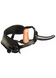 Женский страпон с вагинальной пробкой Woman Strap - 12 см. - LOVETOY (А-Полимер) - купить с доставкой в Волгодонске