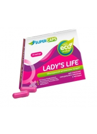 Возбуждающие капсулы Ladys Life - 14 капсул (0,35 гр.) - SuperCaps - купить с доставкой в Волгодонске