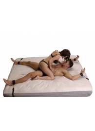 Бондаж для фиксации на кровати Frisky Bedroom Restraint Kit - XR Brands - купить с доставкой в Волгодонске