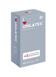 Презервативы с точками Unilatex Dotted - 12 шт. + 3 шт. в подарок - Unilatex - купить с доставкой в Волгодонске