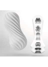 Мастурбатор FLEX Silky White с мягким рельефом - Tenga - в Волгодонске купить с доставкой