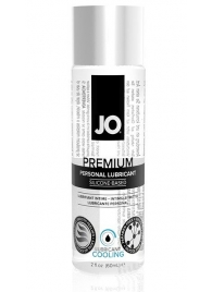 Охлаждающий лубрикант на силиконовой основе JO Personal Premium Lubricant Cooling - 60 мл. - System JO - купить с доставкой в Волгодонске