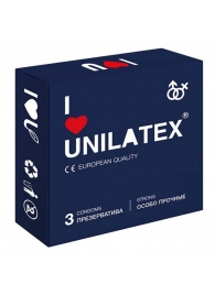 Ультрапрочные презервативы Unilatex Extra Strong - 3 шт. - Unilatex - купить с доставкой в Волгодонске