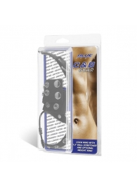 Утяжка на пенис и мошонку Cock Ring With 1.5  Ball Stretcher And Optional Weight Ring - BlueLine - купить с доставкой в Волгодонске