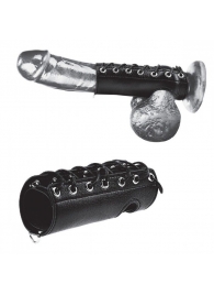 Сбруя на член на шнуровке 5  Cock Sheath - BlueLine - купить с доставкой в Волгодонске