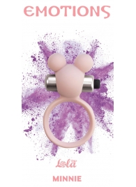 Розовое эрекционное виброколечко Emotions Minnie Light pink - Lola Games - в Волгодонске купить с доставкой