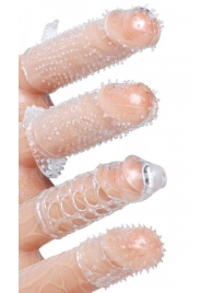 Набор из 4 насадок на член Pleasured Penis Enhancement Sleeve 4 Pack - XR Brands - в Волгодонске купить с доставкой