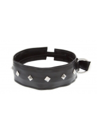 Полиуретановый ошейник с пуклями Collar with Studs - Blush Novelties - купить с доставкой в Волгодонске