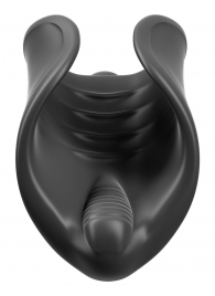 Чёрный мастурбатор Vibrating Silicone Stimulator с вибрацией - Pipedream - в Волгодонске купить с доставкой
