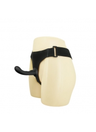 Страпон с изогнутой головкой Ultra Harness Curvy Dildo - 15,8 см. - Baile - купить с доставкой в Волгодонске