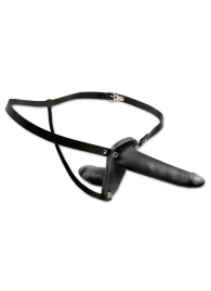 Женский страпон с вагинальной пробкой Double Penetrix Strap-on - 15 см. - Pipedream - купить с доставкой в Волгодонске