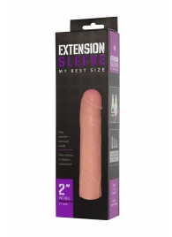 Насадка-удлинитель Extension sleeve телесного цвета - 18,5 см. - Sitabella - в Волгодонске купить с доставкой
