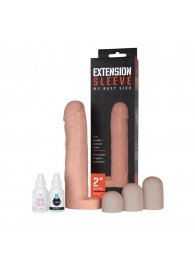 Насадка-удлинитель Extension sleeve с подхватом мошонки - 19 см. - Sitabella - в Волгодонске купить с доставкой