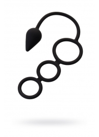 Тройное эрекционное кольцо с анальным хвостом Drop S-size - Erotist Adult Toys - в Волгодонске купить с доставкой