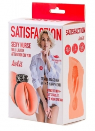 Мастурбатор с виброкольцом Satisfaction Magazine Nurse - Lola Games - в Волгодонске купить с доставкой