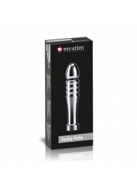 Ребристый фаллоимитатор для электростимуляции Funky Fella Rill Dildo - 13 см. - MyStim - купить с доставкой в Волгодонске