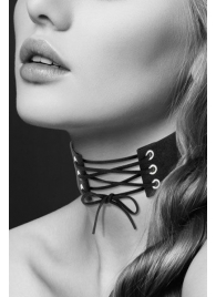 Оригинальный ошейник-чокер со шнуровкой - Bijoux Pour Toi - купить с доставкой в Волгодонске