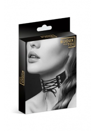 Оригинальный ошейник-чокер со шнуровкой - Bijoux Pour Toi - купить с доставкой в Волгодонске