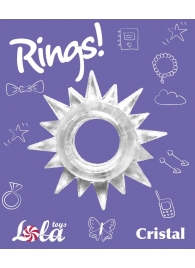Прозрачное эрекционное кольцо Rings Cristal - Lola Games - в Волгодонске купить с доставкой