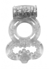Прозрачное эрекционное кольцо Rings Treadle с подхватом - Lola Games - в Волгодонске купить с доставкой