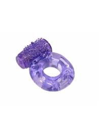 Фиолетовое эрекционное кольцо с вибрацией Rings Axle-pin - Lola Games - в Волгодонске купить с доставкой