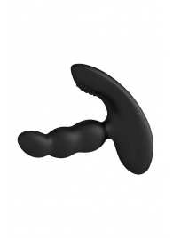 Черный силиконовый стимулятор простаты Levett Nitoc с пультом ДУ - Levett - в Волгодонске купить с доставкой