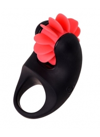 Чёрно-красное эрекционное виброкольцо Erotist - Erotist Adult Toys - в Волгодонске купить с доставкой