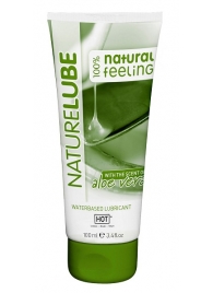 Лубрикант на водной основе NatureLube с алоэ вера - 100 мл. - HOT - купить с доставкой в Волгодонске