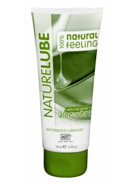 Смазка на водной основе с алоэ вера Nature Lube - 30 мл. - HOT - купить с доставкой в Волгодонске