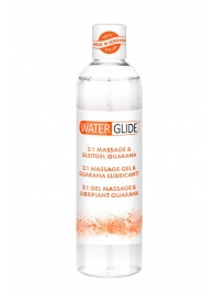 Гель-смазка 2-в-1 MASSAGE   LUBRICANT GUARANA - 300 мл. - Waterglide - купить с доставкой в Волгодонске