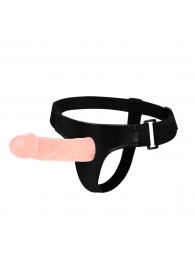 Телесный фаллоимитатор на трусиках Jessica Strap-On - 15,5 см. - Baile - купить с доставкой в Волгодонске