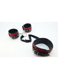 Кожаный БДСМ-набор - БДСМ Арсенал - купить с доставкой в Волгодонске
